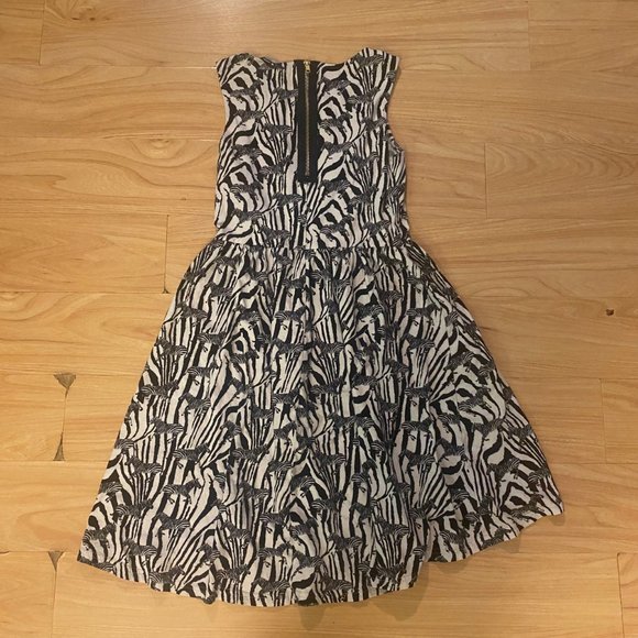 H&M Women's Sleeveless Cotton Zebra Print Dress Size Small - Picture 5 of 6